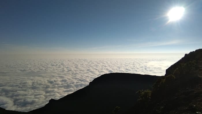 sunrise di puncak gede